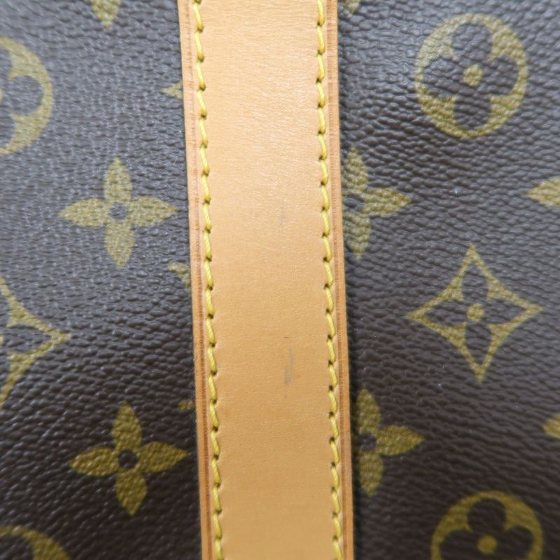 Louis Vuitton Monogram Keepall Bandouliere 60 Boston Bag, with Name Tag and Shoulder Strap