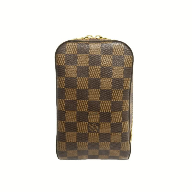 LOUIS VUITTON Damier Geronimos Body Bag (PVC Damier Canvas), Chest Bag