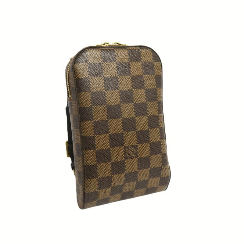 LOUIS VUITTON Damier Geronimos Body Bag (PVC Damier Canvas), Chest Bag