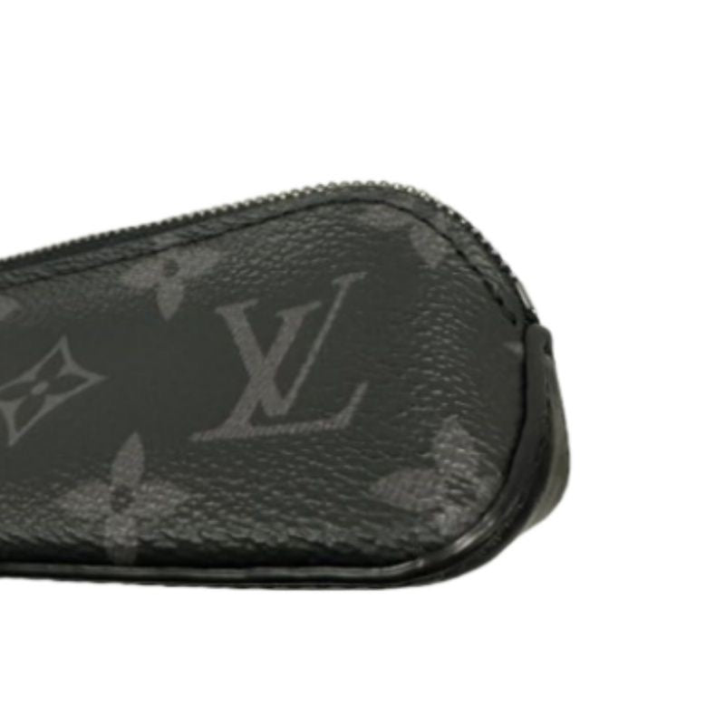 Louis Vuitton Eclipse Truth Elisabeth 98 Zabet pen case, black monogram PVC material, comes with original box and dust bag