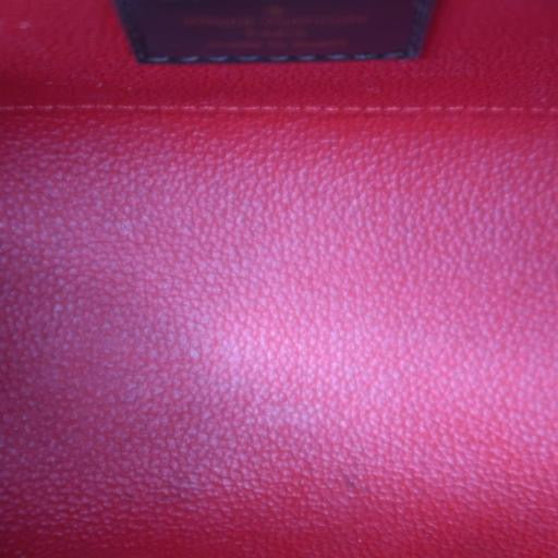 LOUIS VUITTON Damier Pochette Cosmetique, Brown, Half-Moon Cosmetic Pouch