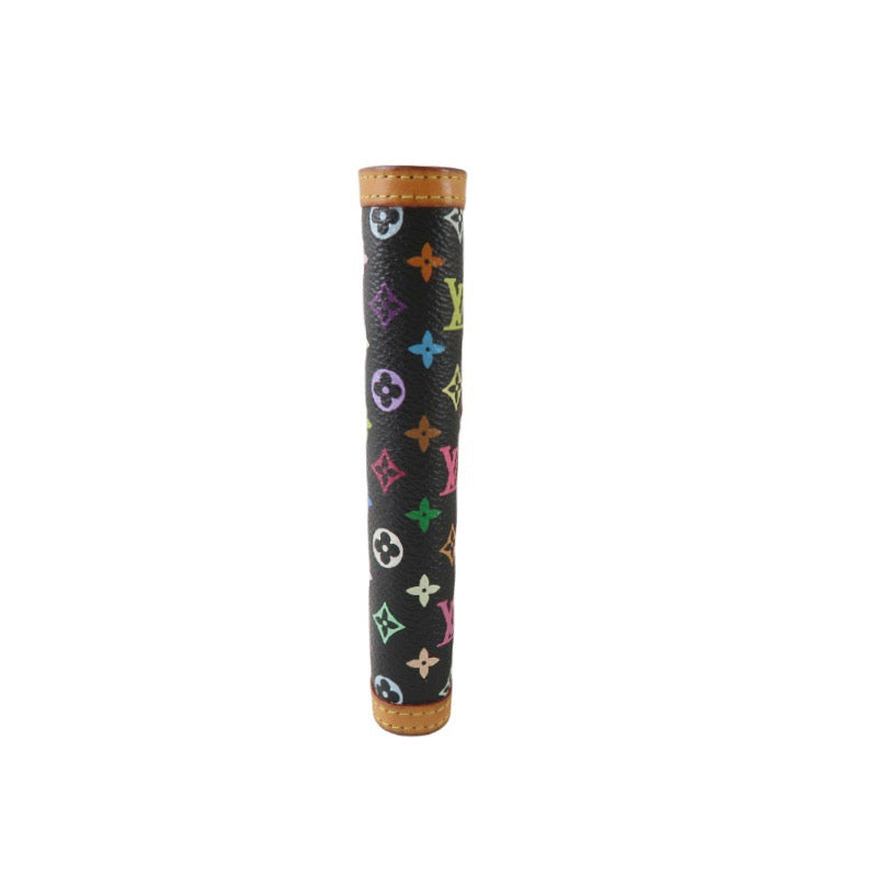 LOUIS VUITTON Monogram Multicolore Agenda Notebook, Black, PVC Material