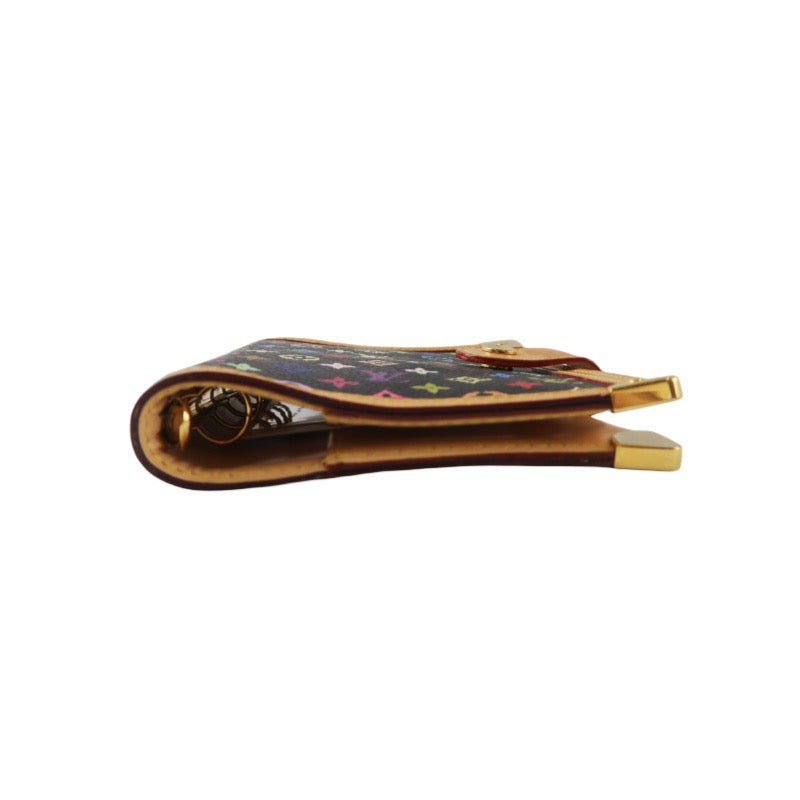 LOUIS VUITTON Monogram Multicolore Agenda Notebook, Black, PVC Material