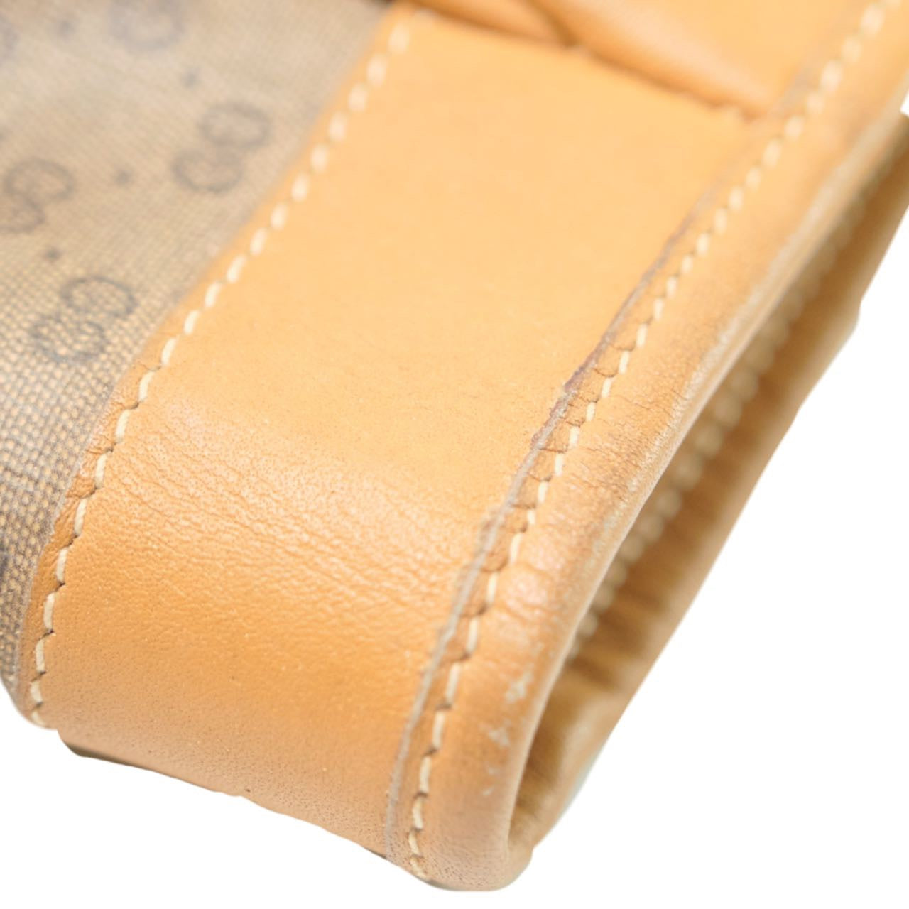 Gucci Brown GG Canvas PVC Shoulder Tote Bag, Grade C