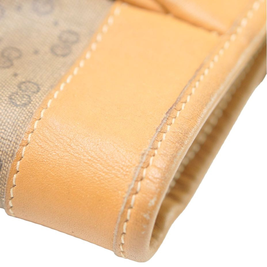 Gucci Brown GG Canvas PVC Shoulder Tote Bag, Grade C