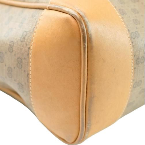 Gucci Brown GG Canvas PVC Shoulder Tote Bag, Grade C