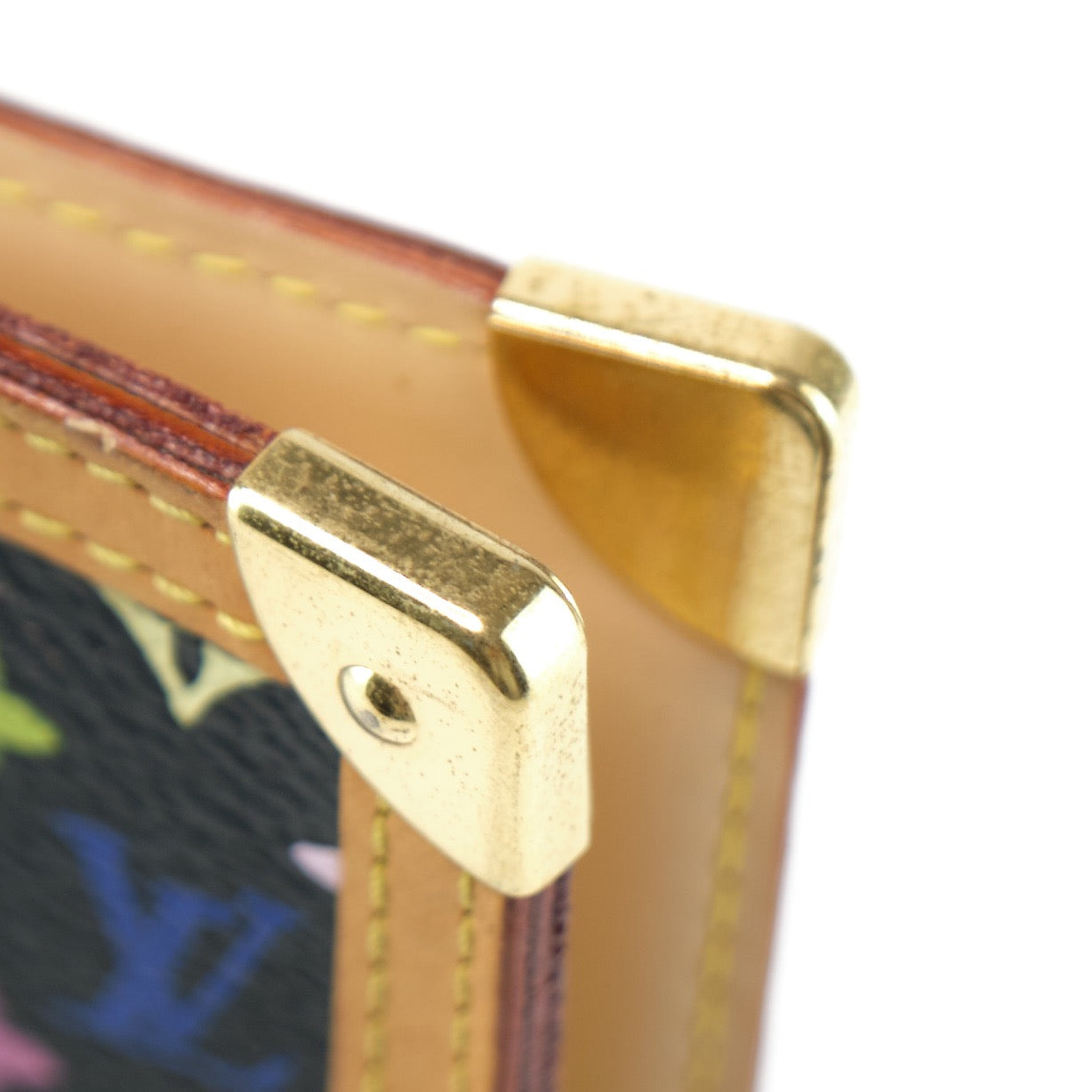 Louis Vuitton Multicolore Canvas Black Agenda Notebook (PVC Coated)