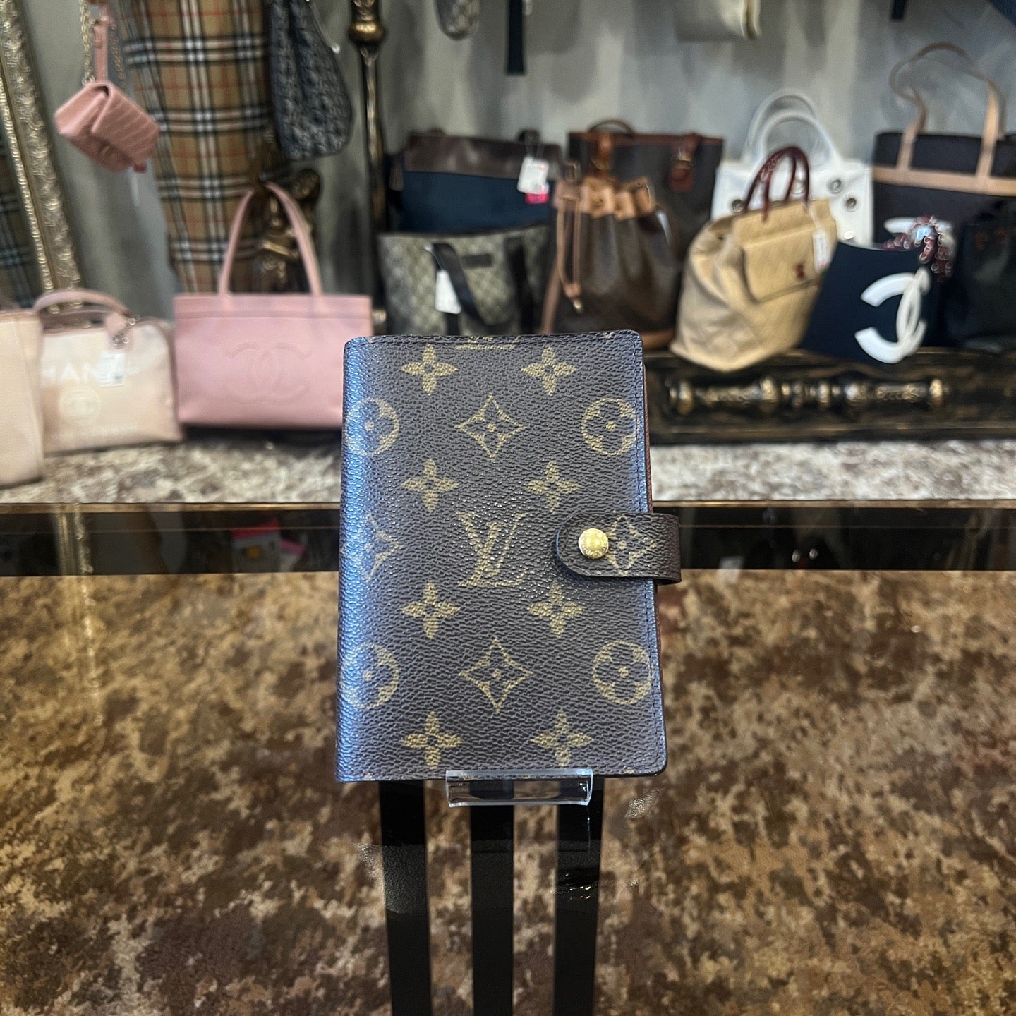 Louis Vuitton Monogram Canvas Agenda Notebook (PVC Coated)