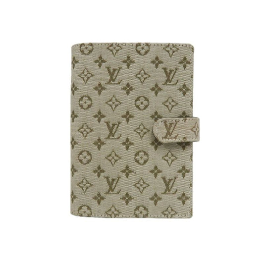 Louis Vuitton Monogram Denim Canvas Agenda Notebook, Green Denim Version