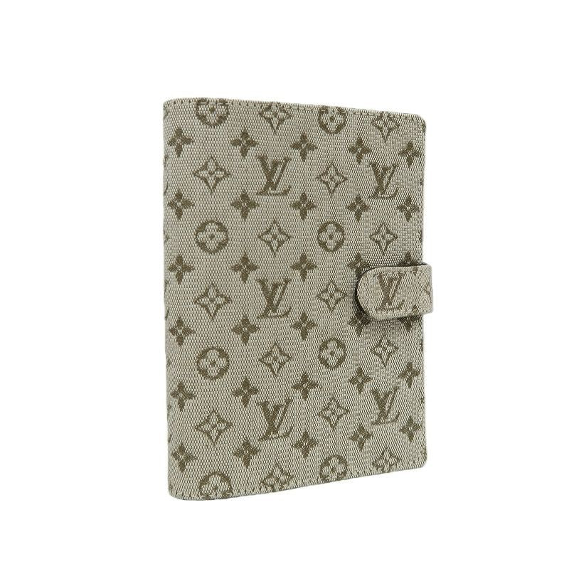 Louis Vuitton Monogram Denim Canvas Agenda Notebook, Green Denim Version