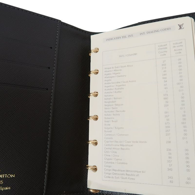 Louis Vuitton Monogram Denim Canvas Agenda Notebook, Green Denim Version