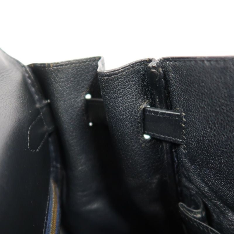 Hermes Kelly 34 Handbag, Black Chevre Leather with Gold Hardware, Comes with Dust Bag and 2 Keys