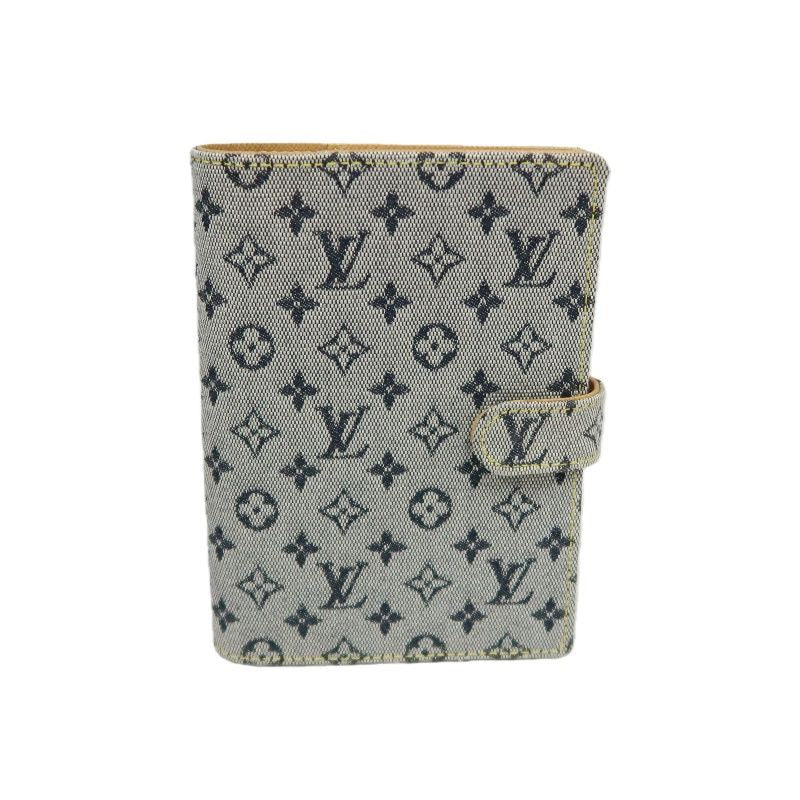 LOUIS VUITTON Denim Blue Notebook, Comes with Box, Refillable Pages, Caliper, Phone Book and Certificate of Authenticity