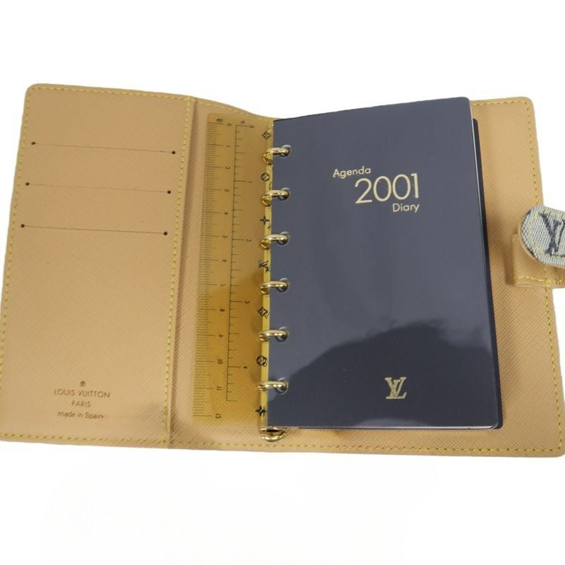 LOUIS VUITTON Denim Blue Notebook, Comes with Box, Refillable Pages, Caliper, Phone Book and Certificate of Authenticity
