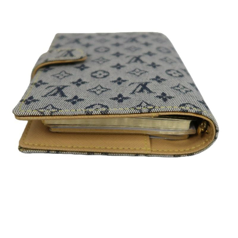 LOUIS VUITTON Denim Blue Notebook, Comes with Box, Refillable Pages, Caliper, Phone Book and Certificate of Authenticity