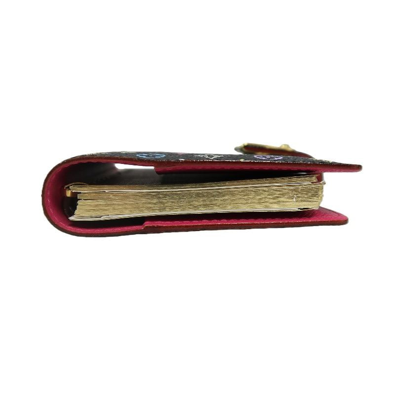 LOUIS VUITTON Multicolore Notebook, Black with Initials, Comes with Refillable Pages, Notepad, Card Slots, Instruction Manual and Dust Bag, Original Box Included