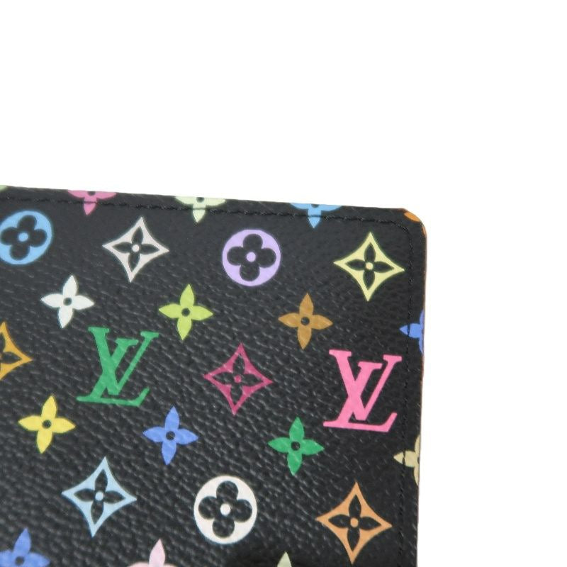 LOUIS VUITTON Multicolore Notebook, Black with Initials, Comes with Refillable Pages, Notepad, Card Slots, Instruction Manual and Dust Bag, Original Box Included