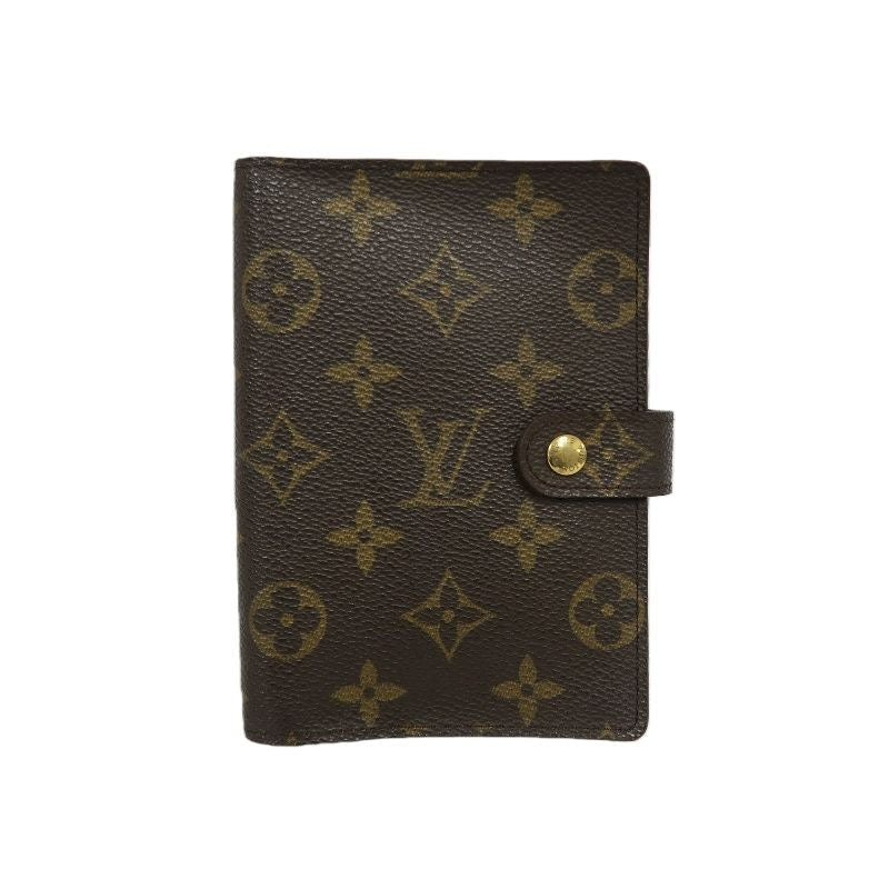 LOUIS VUITTON Agenda Cover, Monogram Canvas, Brown