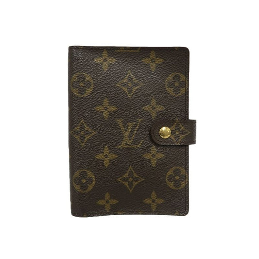 LOUIS VUITTON Agenda Cover, Monogram Canvas, Brown