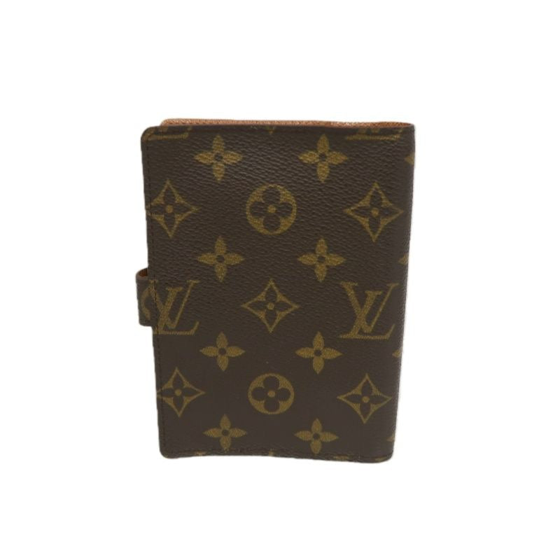 LOUIS VUITTON Agenda Cover, Monogram Canvas, Brown