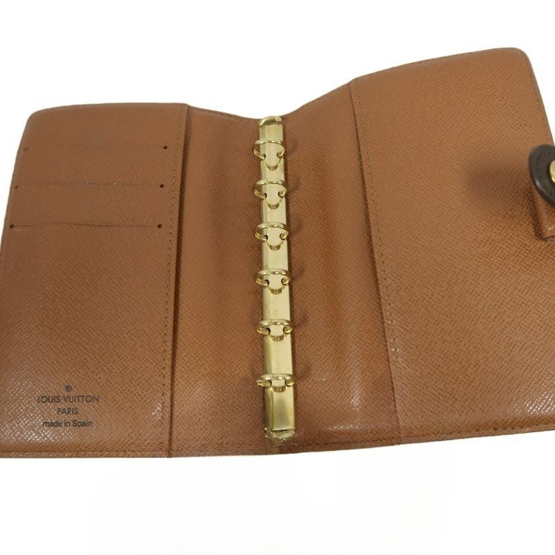 LOUIS VUITTON Agenda Cover, Monogram Canvas, Brown