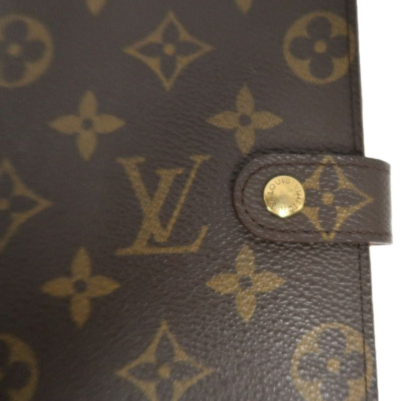 LOUIS VUITTON Agenda Cover, Monogram Canvas, Brown