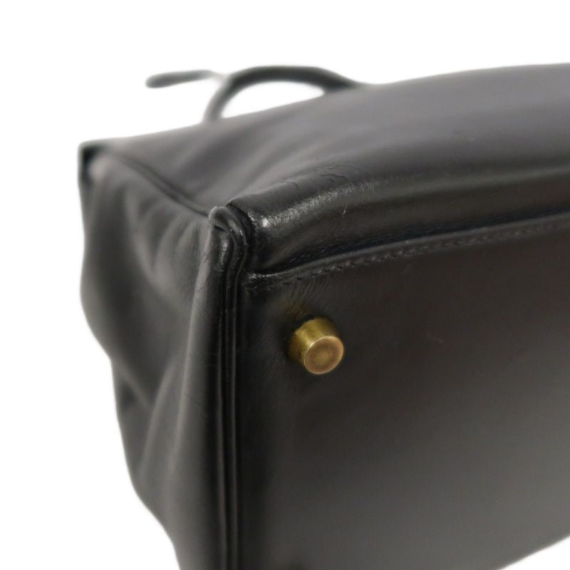 Hermes Kelly 34 Handbag, Black Chevre Leather with Gold Hardware, Comes with Dust Bag and 2 Keys