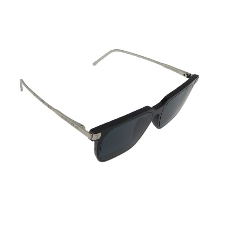 LOUIS VUITTON LV Rise Square Sunglasses, 56??15 150, Black, with Box and Dust Bag, LV Blue Resin Sunglasses