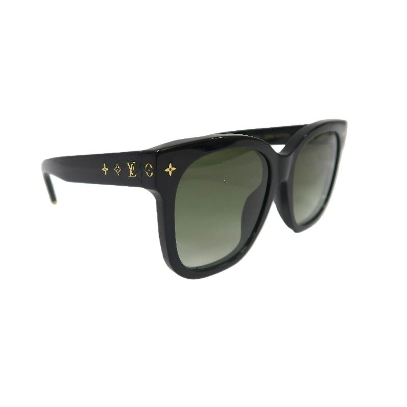 LOUIS VUITTON LV My Monogram Cat Eye Sunglasses, 58??19 143, Black, with Box and Dust Bag, LV Grey Resin Sunglasses