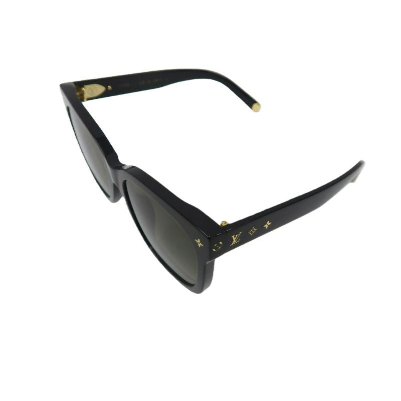 LOUIS VUITTON LV My Monogram Cat Eye Sunglasses, 58??19 143, Black, with Box and Dust Bag, LV Grey Resin Sunglasses