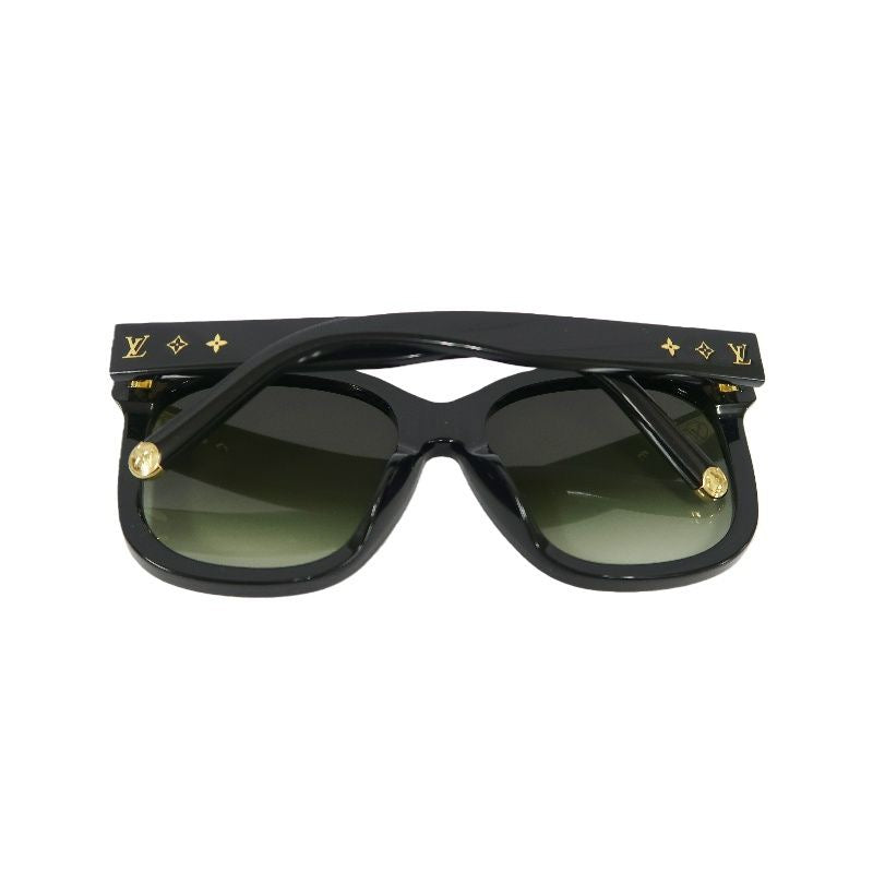 LOUIS VUITTON LV My Monogram Cat Eye Sunglasses, 58??19 143, Black, with Box and Dust Bag, LV Grey Resin Sunglasses