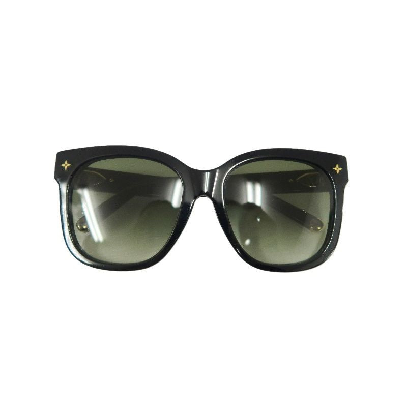 LOUIS VUITTON LV My Monogram Cat Eye Sunglasses, 58??19 143, Black, with Box and Dust Bag, LV Grey Resin Sunglasses