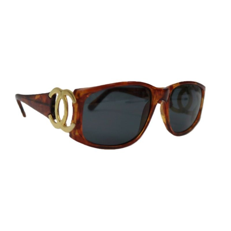 CHANEL Sunglasses, Brown, with Dust Bag. CHANEL Brown Resin Sunglasses.