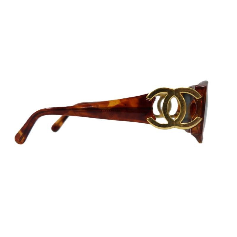 CHANEL Sunglasses, Brown, with Dust Bag. CHANEL Brown Resin Sunglasses.