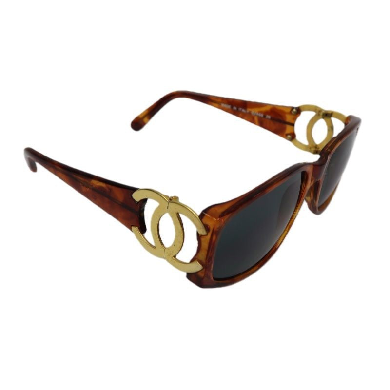 CHANEL Sunglasses, Brown, with Dust Bag. CHANEL Brown Resin Sunglasses.