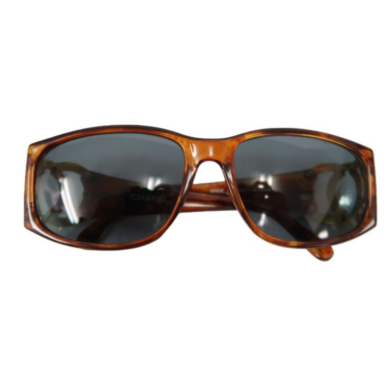 CHANEL Sunglasses, Brown, with Dust Bag. CHANEL Brown Resin Sunglasses.