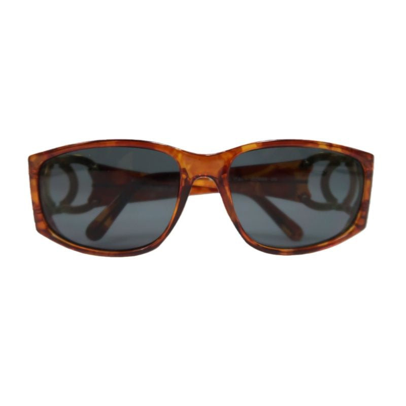 CHANEL Sunglasses, Brown, with Dust Bag. CHANEL Brown Resin Sunglasses.