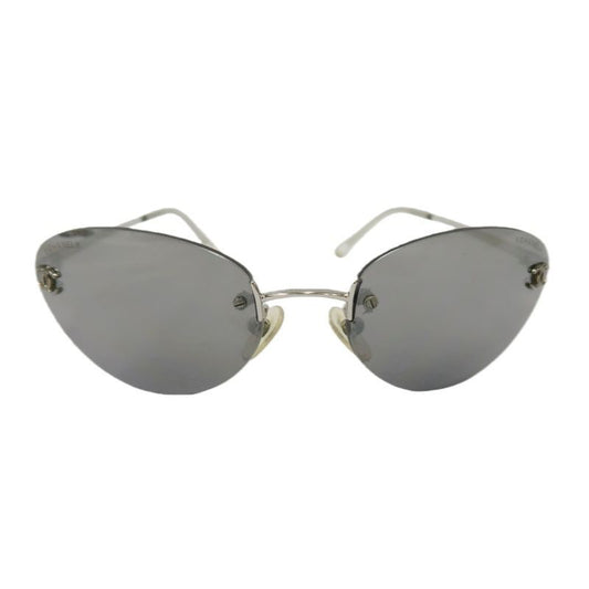 CHANEL Sunglasses, Black. CHANEL Black & Grey Resin Sunglasses.