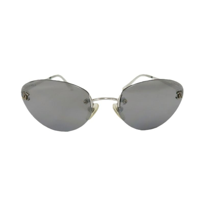 CHANEL Sunglasses, Black. CHANEL Black & Grey Resin Sunglasses.