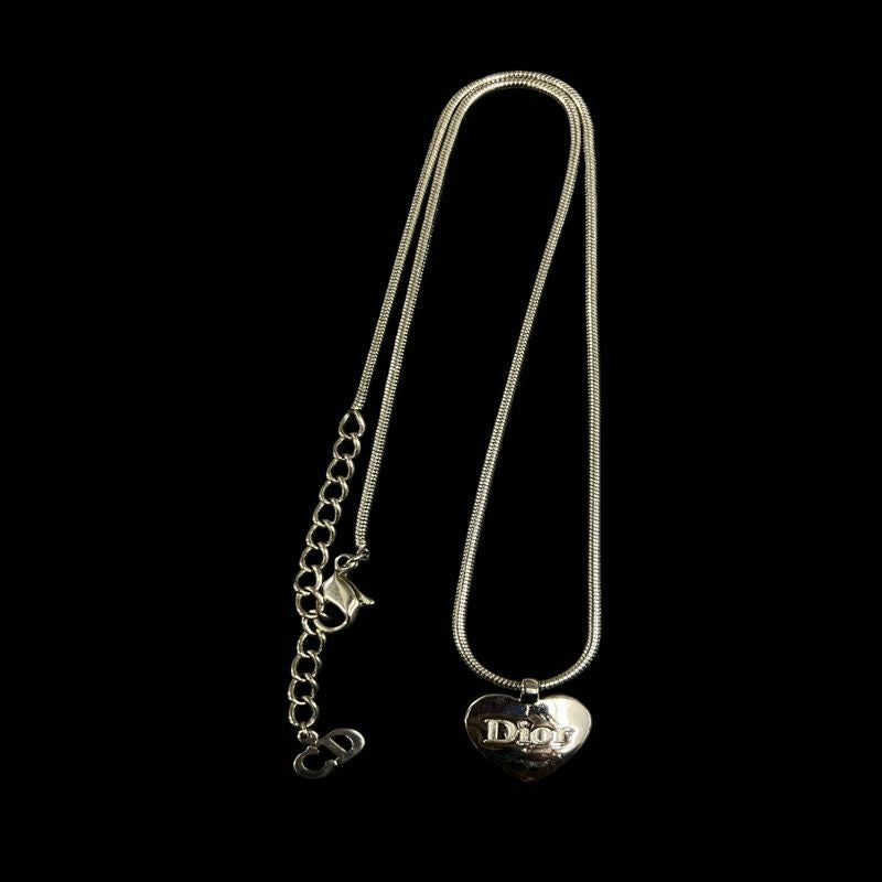 DIOR Necklace, Silver-tone Hardware. DIOR Silver-tone Alloy Necklace.