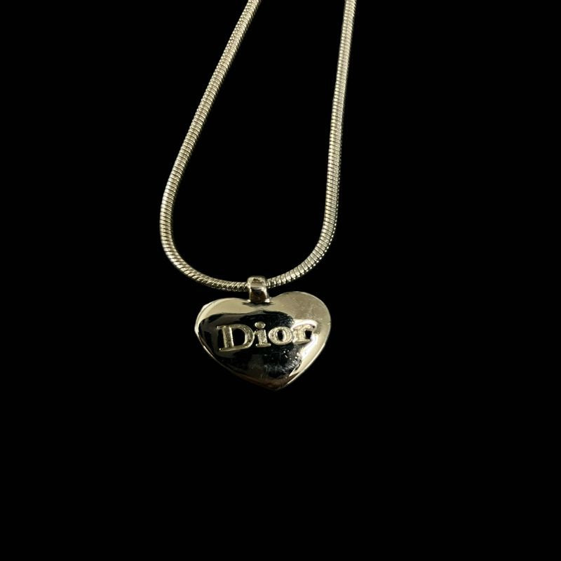DIOR Necklace, Silver-tone Hardware. DIOR Silver-tone Alloy Necklace.