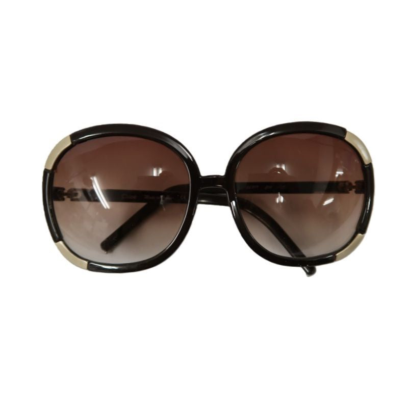 CHLOE Sunglasses, Brown, with Box. CHLOE Brown Resin Sunglasses.