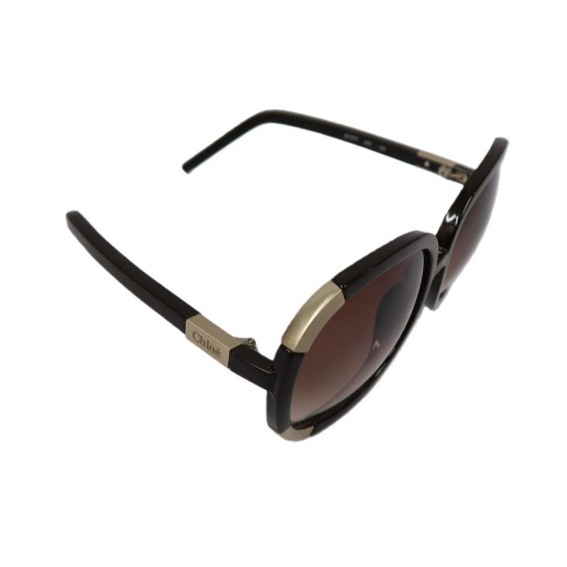CHLOE Sunglasses, Brown, with Box. CHLOE Brown Resin Sunglasses.