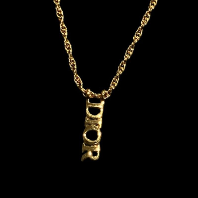 DIOR Necklace, Gold-Tone Hardware. DIOR Gold-Tone Alloy Necklace.