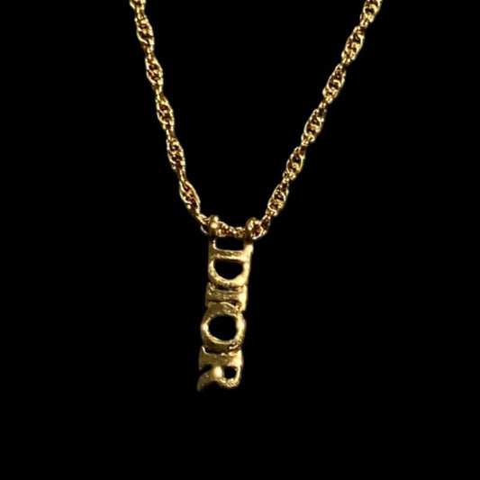 DIOR Necklace, Gold-Tone Hardware. DIOR Gold-Tone Alloy Necklace.