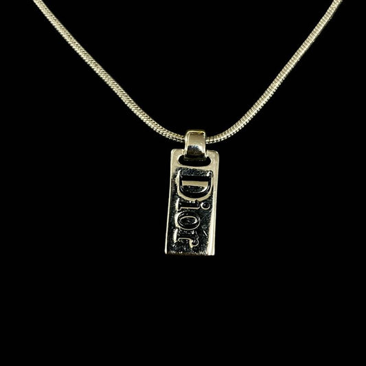 DIOR Necklace, Silver-Tone Hardware, DIOR Silver Alloy Necklace