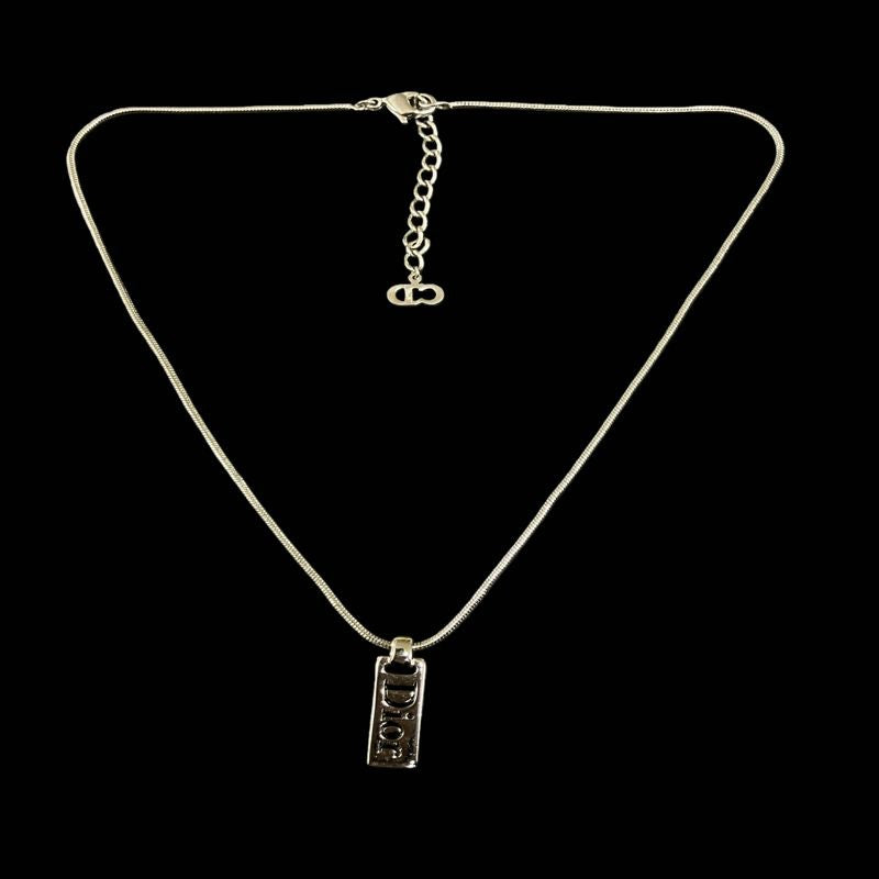 DIOR Necklace, Silver-Tone Hardware, DIOR Silver Alloy Necklace