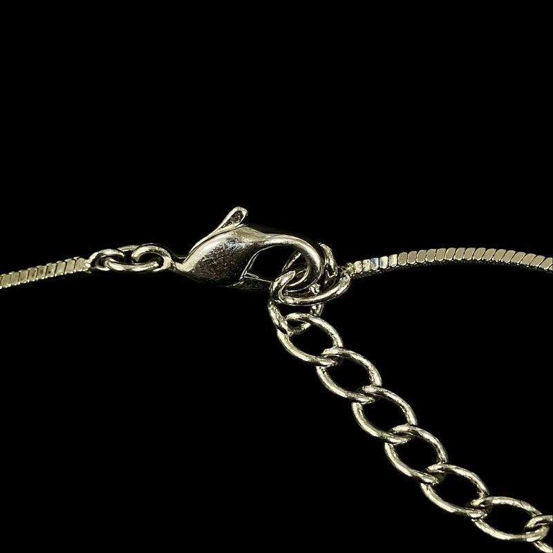 DIOR Trotter Necklace, Pink, Silver-Tone Hardware, DIOR Silver Alloy Necklace
