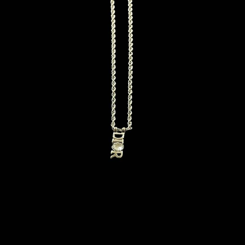 DIOR Necklace, Silver-Tone Hardware, DIOR Silver Alloy Necklace