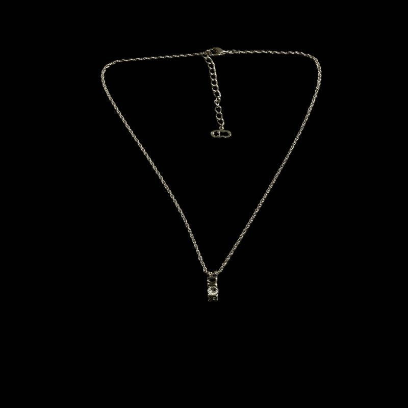 DIOR Necklace, Silver-Tone Hardware, DIOR Silver Alloy Necklace